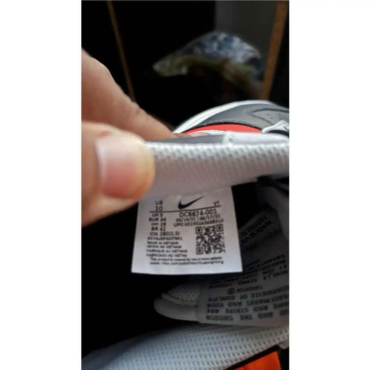 Nike shoes - NBAx Air Force 1`07 LV8 `75th Anniversary - Trail Blazers` - DC8874-001 - Black (UPC: 00195243688310) 9