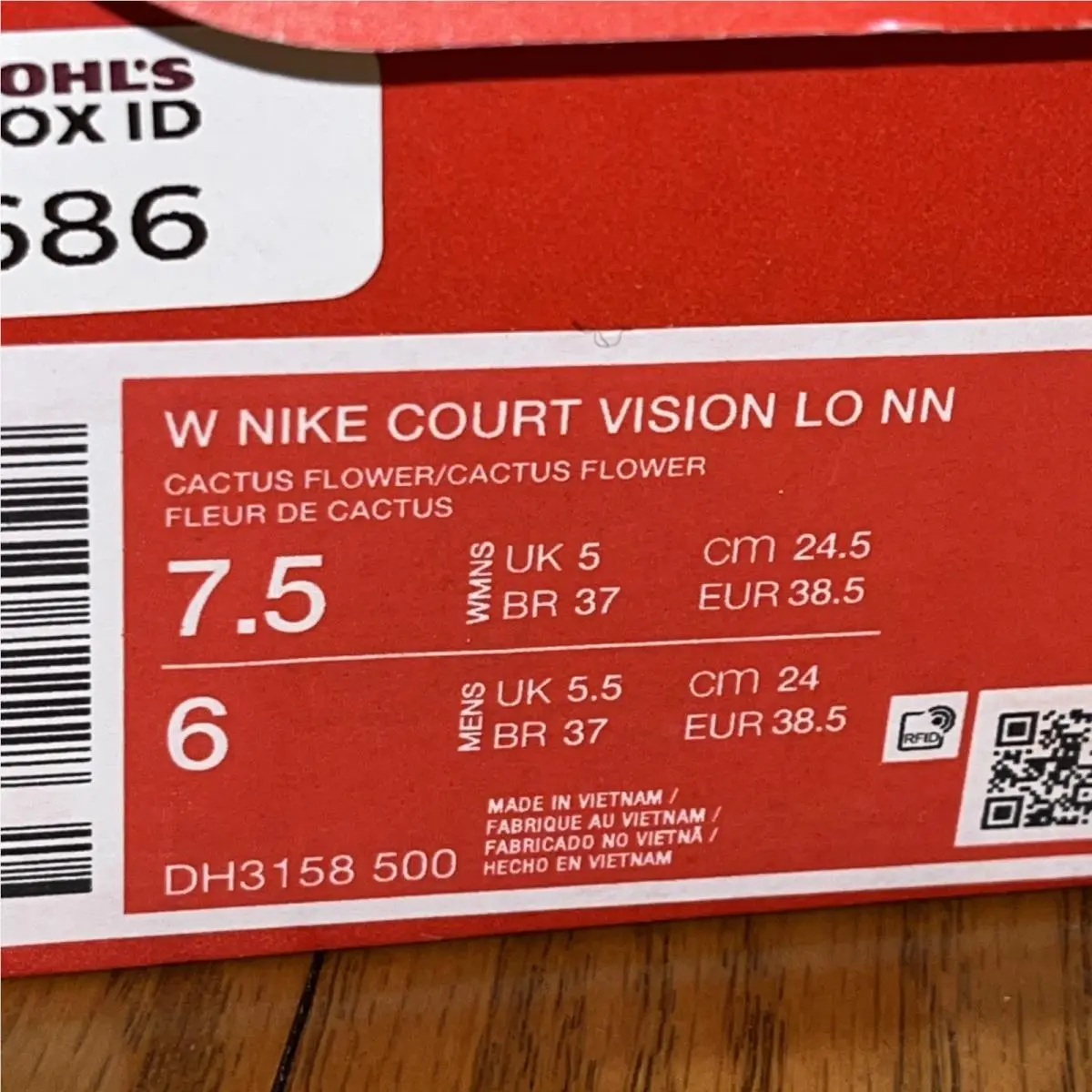 Nike shoes - Nike Court Vision - Court Vision - DH3158-100 - White, Manufacturer: White/White/White 17