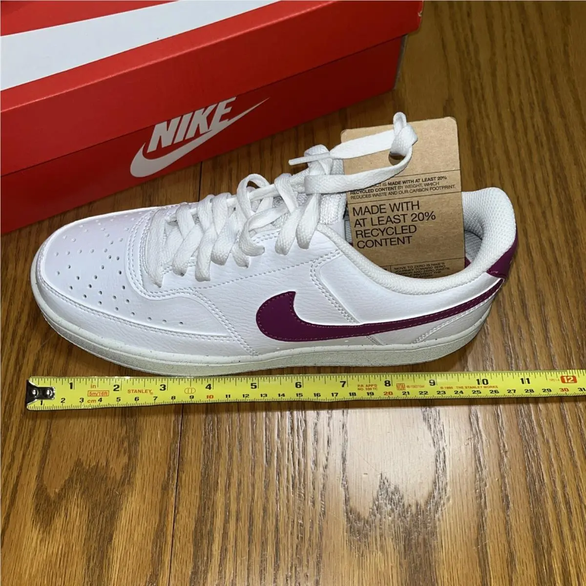Nike shoes - Nike Court Vision - Court Vision - DH3158-100 - White, Manufacturer: White/White/White 20