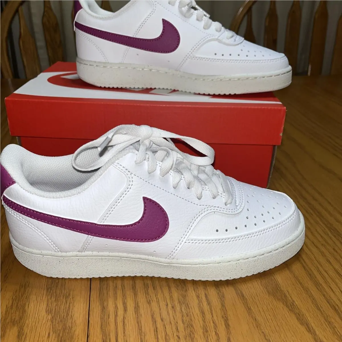 Nike shoes - Nike Court Vision - Court Vision - DH3158-100 - White, Manufacturer: White/White/White 1