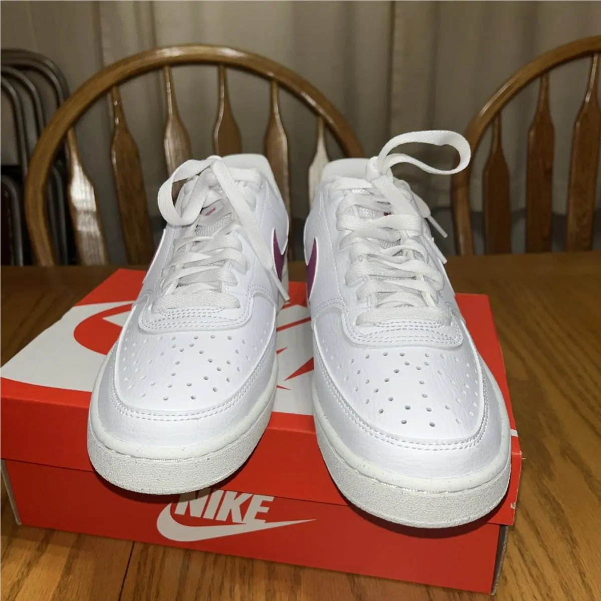 Nike shoes - Nike Court Vision - Court Vision - DH3158-100 - White, Manufacturer: White/White/White 2