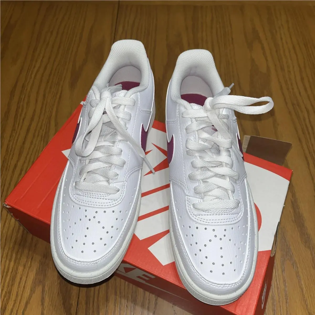 Nike shoes - Nike Court Vision - Court Vision - DH3158-100 - White, Manufacturer: White/White/White 4