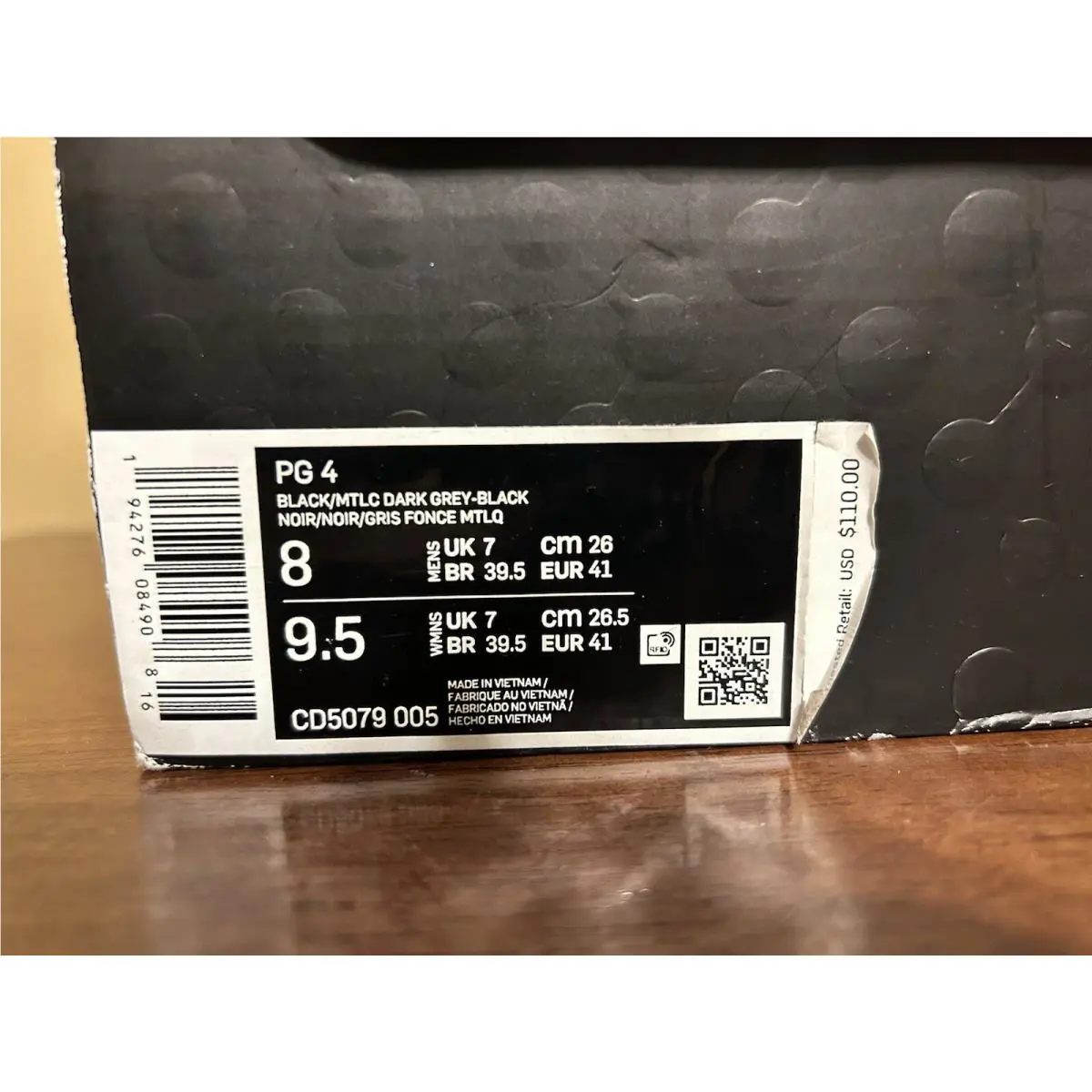 Nike shoes - Nike PG 4 - CD5079-005 - Black 7