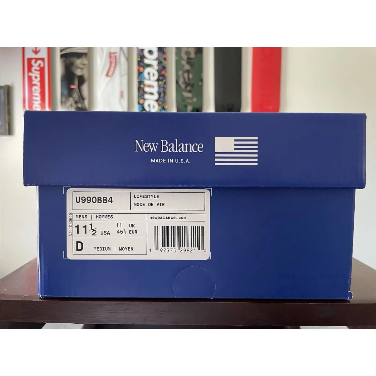 New Balance shoes - New Balance 990V4 - U990BB4 - Artic Grey (UPC: 197375296210) 12