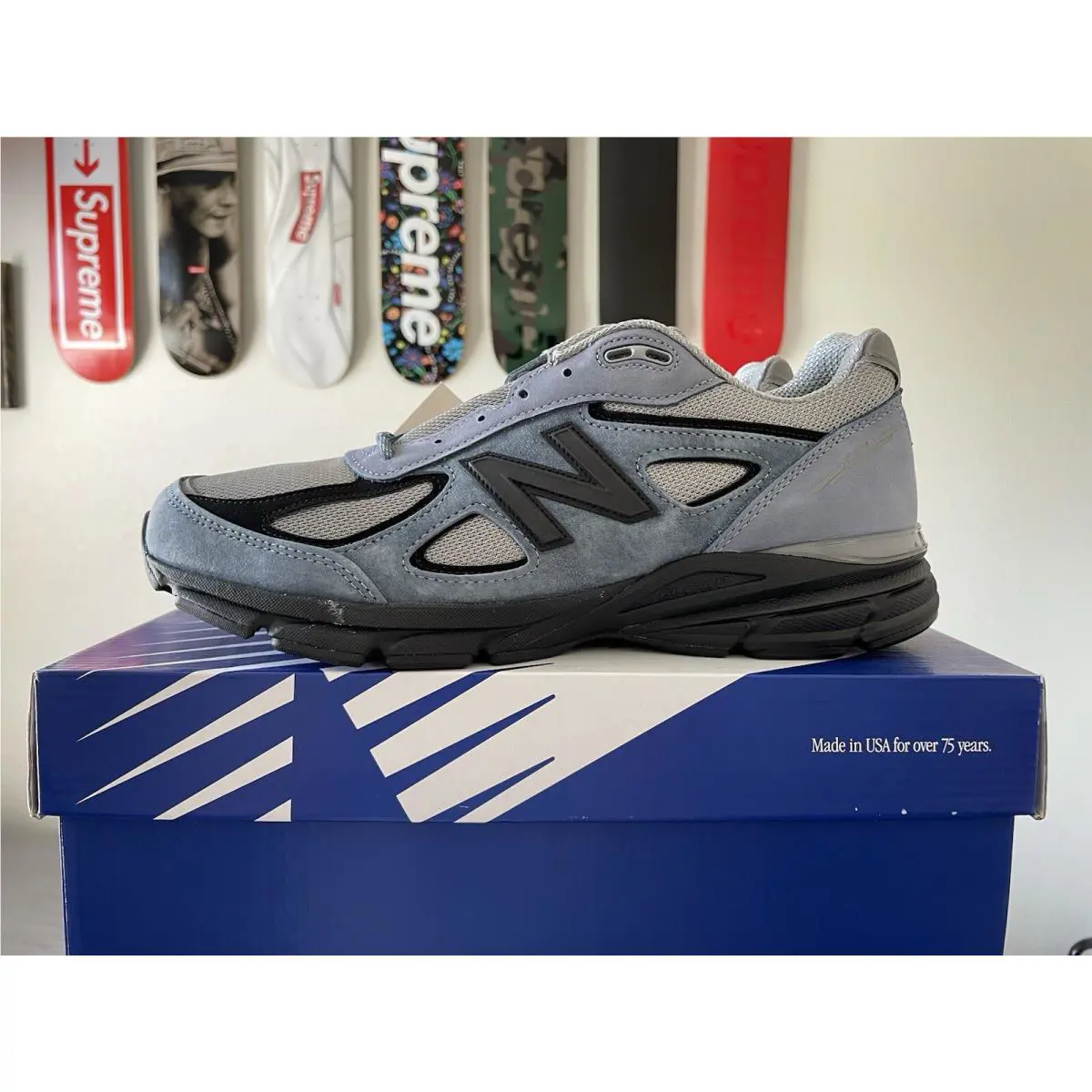 New Balance shoes - New Balance 990V4 - U990BB4 - Artic Grey (UPC: 197375296210) 0