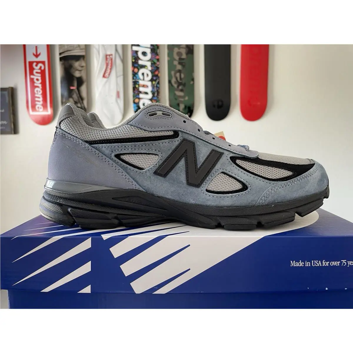 New Balance shoes - New Balance 990V4 - U990BB4 - Artic Grey (UPC: 197375296210) 4