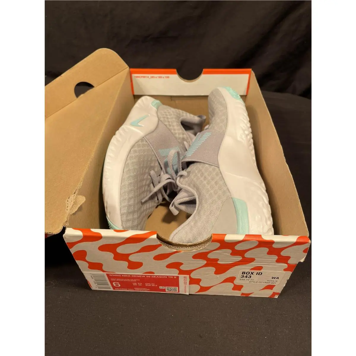 Nike shoes - Nike Renew In-Season - Renew - DC1869-001 - Wolf Gray/Glacier Ice-White 0