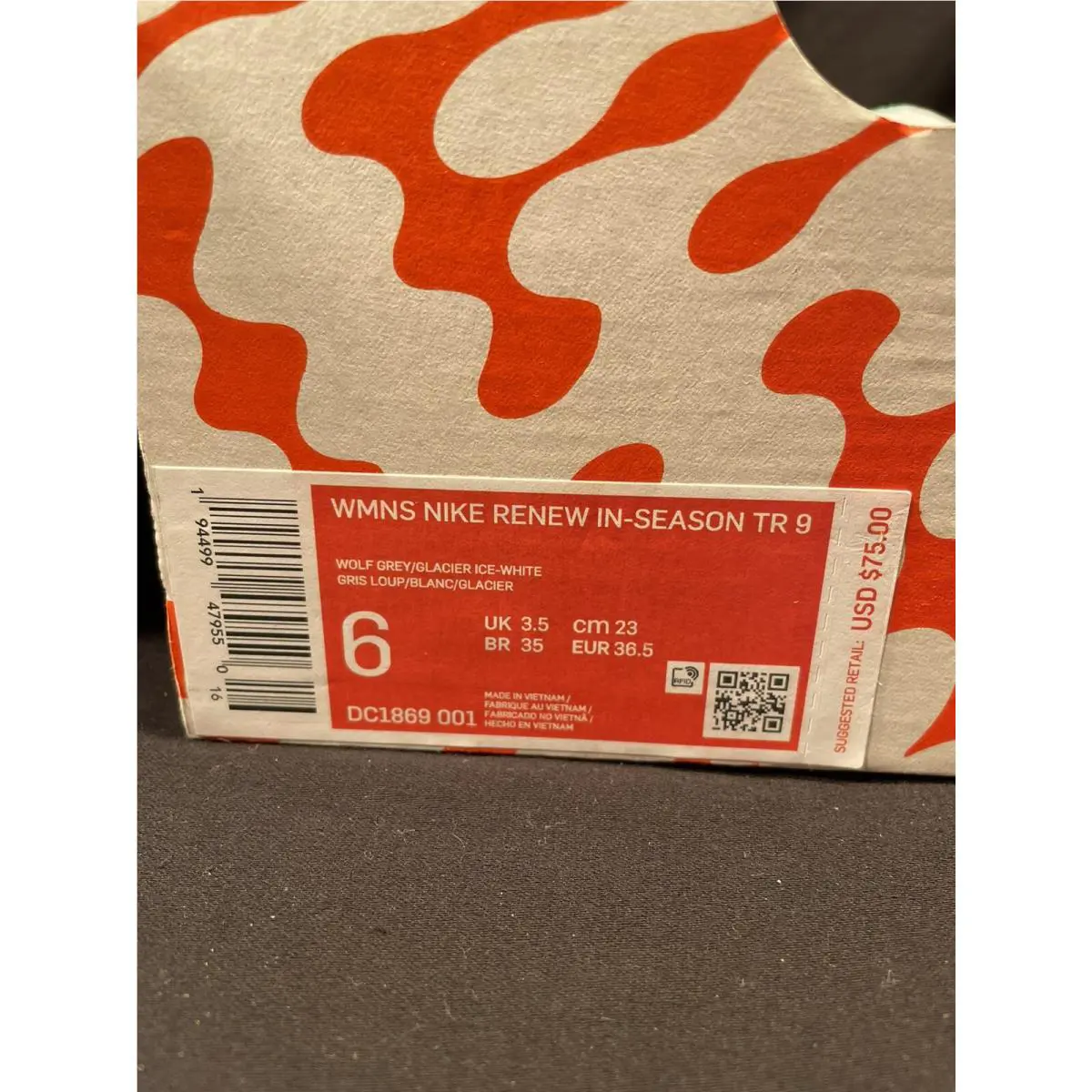 Nike shoes - Nike Renew In-Season - Renew - DC1869-001 - Wolf Gray/Glacier Ice-White 7