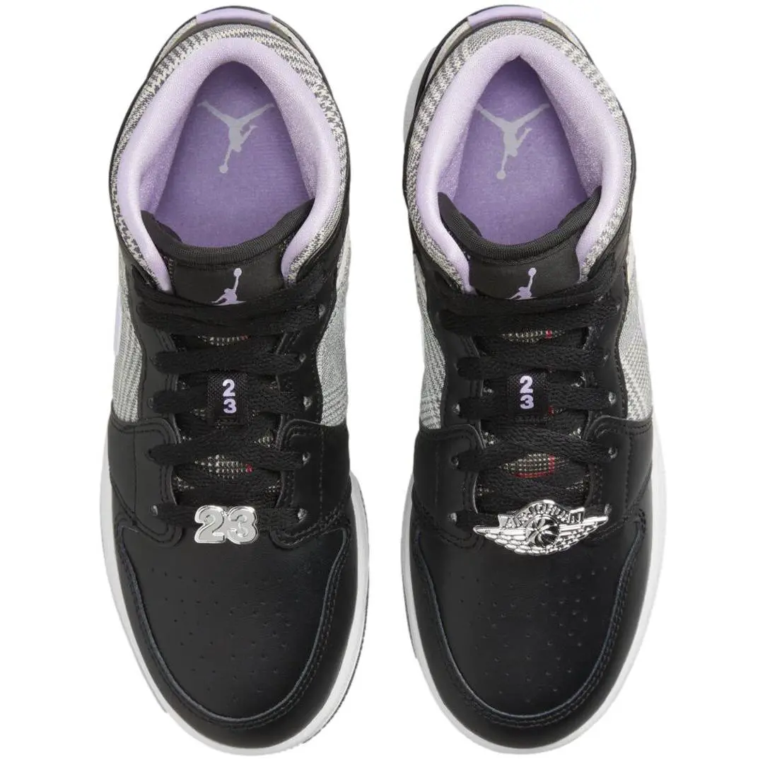 Nike shoes - Air Jordan 1 Mid SE - Black (UPC: 195242837542) 3