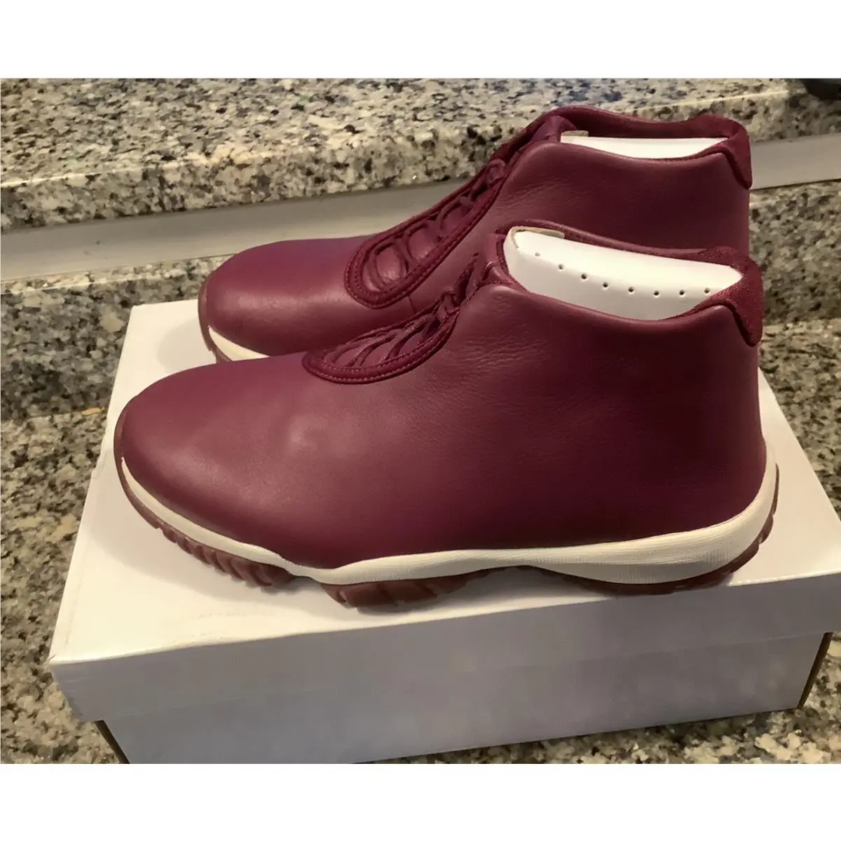 Women`s  Air Jordan Future Bordeaux Phantom Sneakers Shoe Size 8.5 by Nike