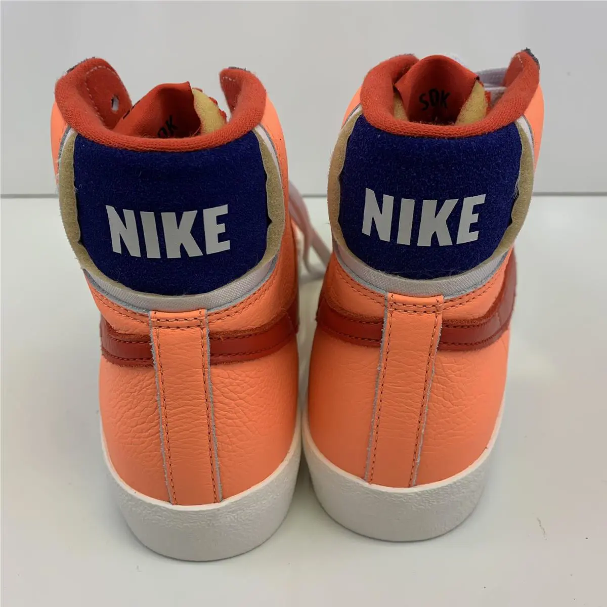Nike shoes - Nike Blazer Mid 77 - Blazer Mid - DO7396 991 - Blue/ Red/ Pinkish Orange (UPC: 195866793583) 3