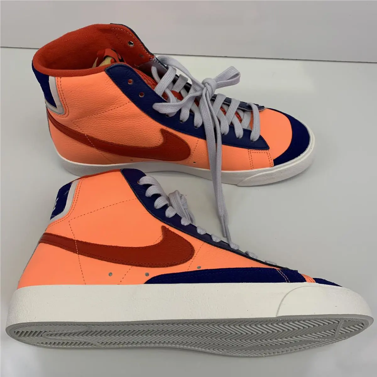 Nike shoes - Nike Blazer Mid 77 - Blazer Mid - DO7396 991 - Blue/ Red/ Pinkish Orange (UPC: 195866793583) 5