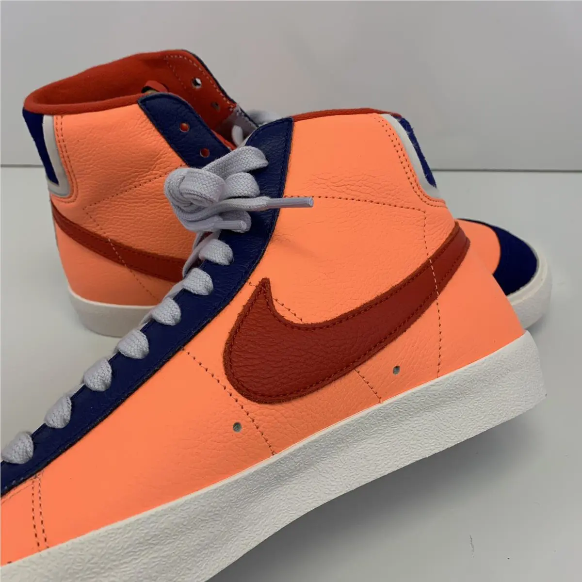 Nike shoes - Nike Blazer Mid 77 - Blazer Mid - DO7396 991 - Blue/ Red/ Pinkish Orange (UPC: 195866793583) 6