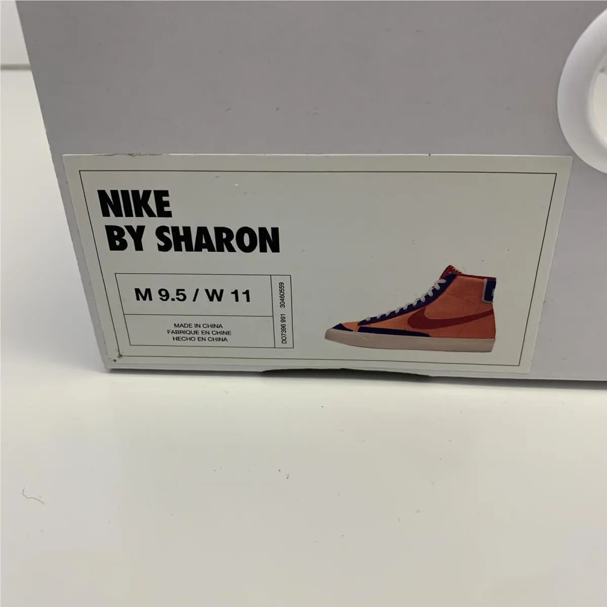 Nike shoes - Nike Blazer Mid 77 - Blazer Mid - DO7396 991 - Blue/ Red/ Pinkish Orange (UPC: 195866793583) 10
