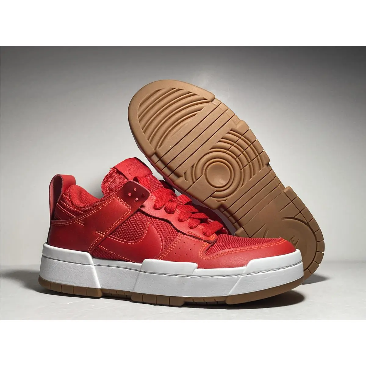 Nike Dunk Low Disrupt University Red CK6654-600 Women Size 6.5 In Hand