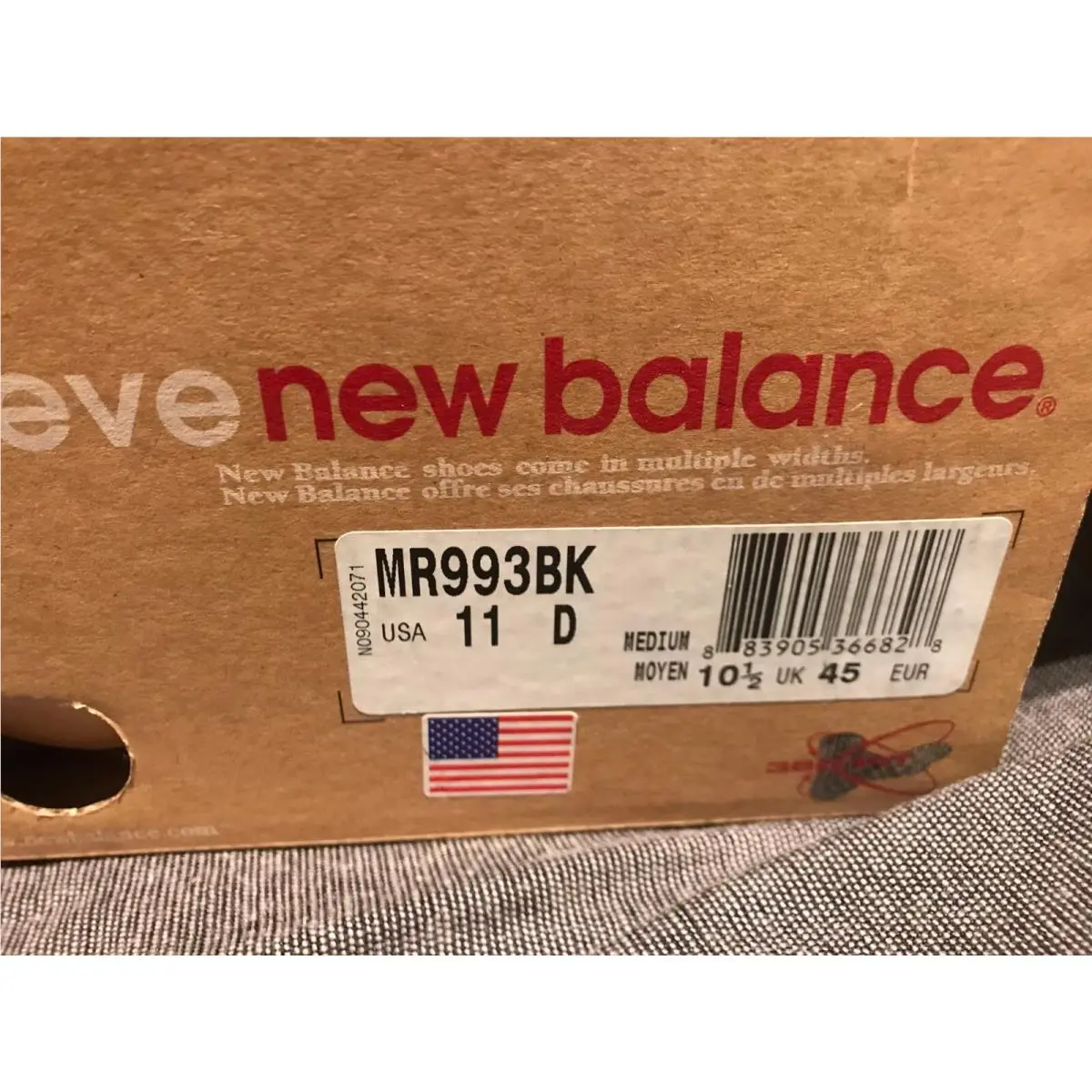 New Balance shoes - New Balance 993 - MR993BK - Black 1