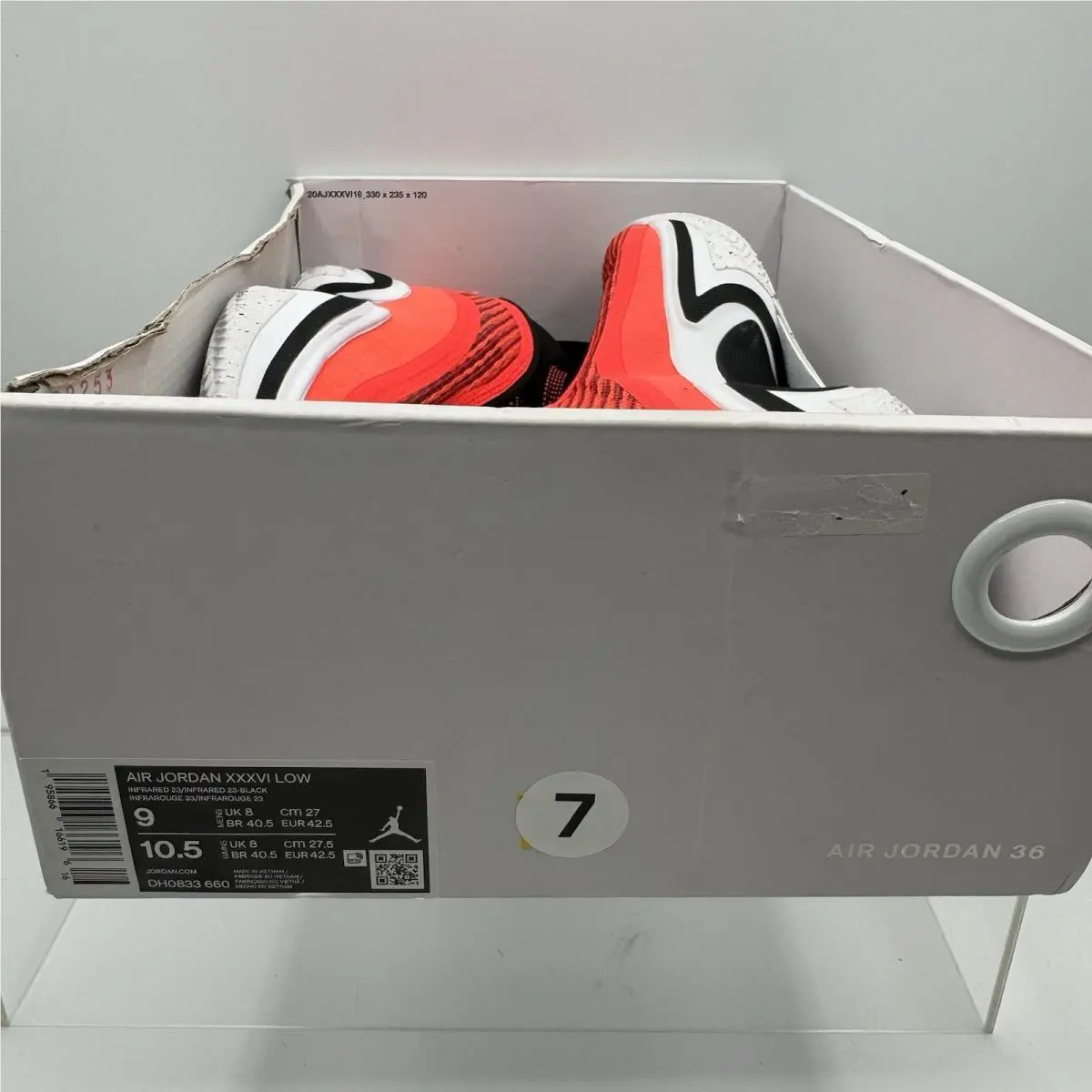 Nike shoes - Air Jordan 36 - Air - DH0833-660 - Infrared 23/Black 4