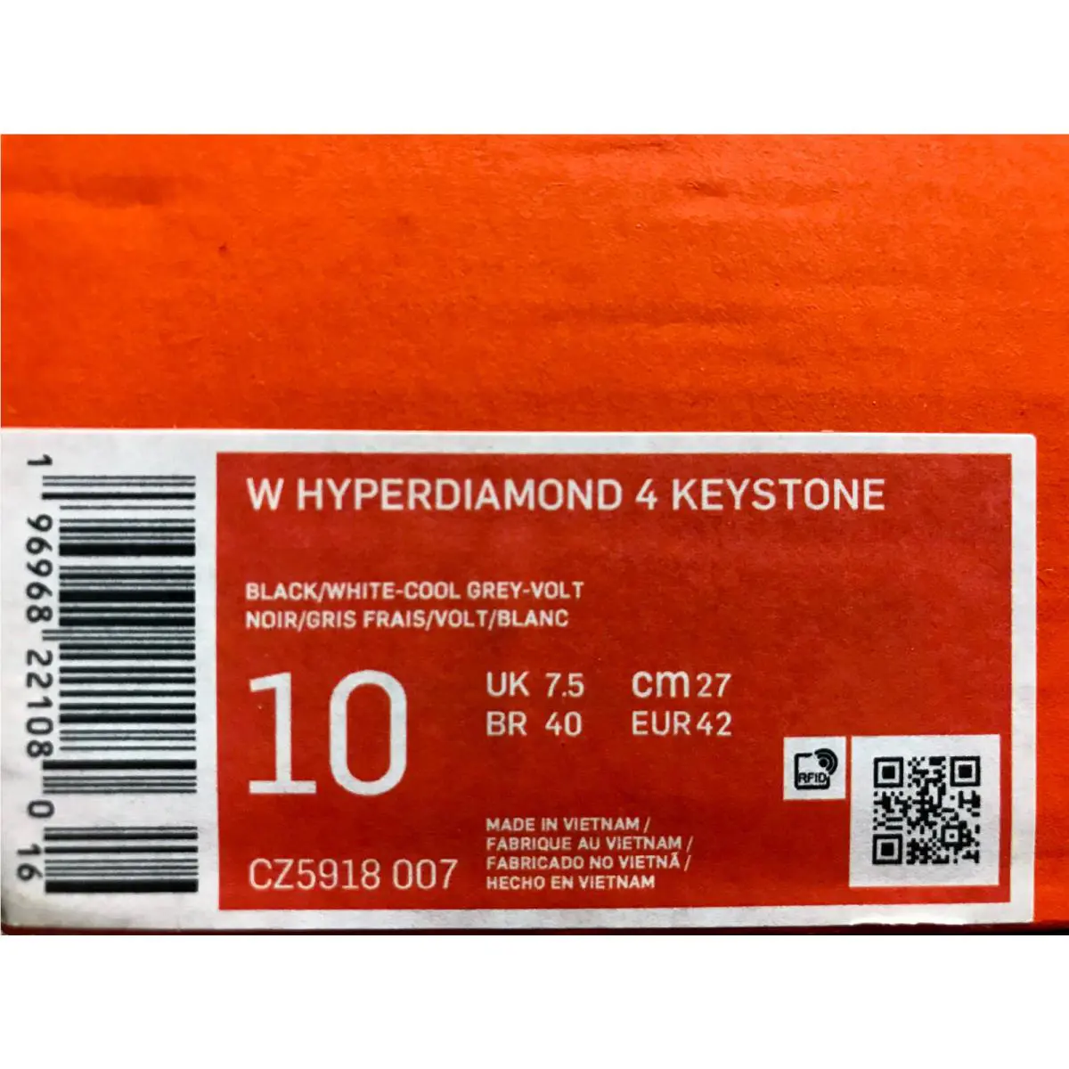Nike shoes - Nike HyperDiamond 4 - HyperDiamond - CZ5918-007 - Black (UPC: 196968221080) 3