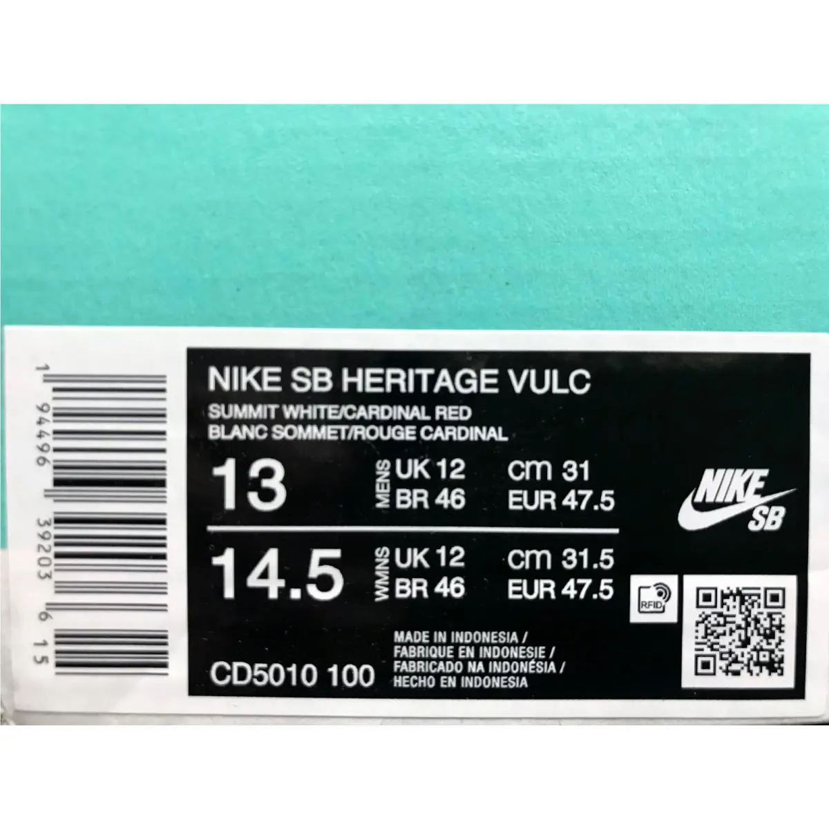 Nike shoes - Nike SB Heritage Vulc - Heritage Vulc - CD5010-100 - White (UPC: 194496392036) 3