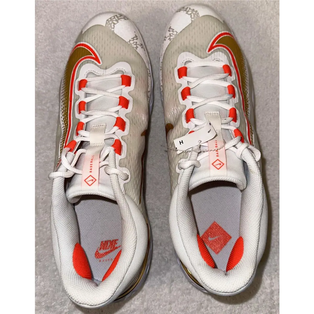 Nike shoes - Nike Alpha Huarache Elite 4 - FD2745-161 - Summit White / White / Bright Crimson 5
