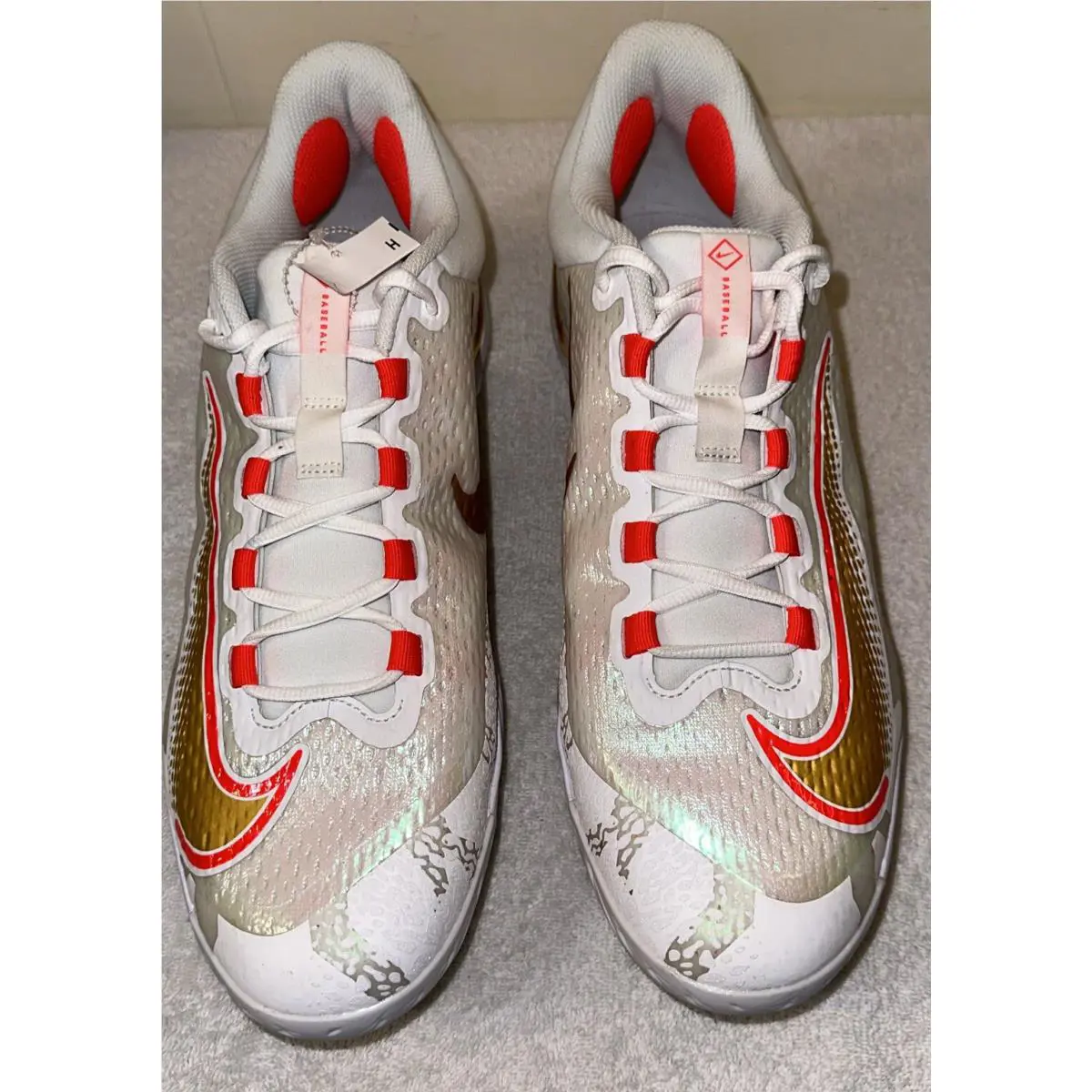 Nike shoes - Nike Alpha Huarache Elite 4 - FD2745-161 - Summit White / White / Bright Crimson 0