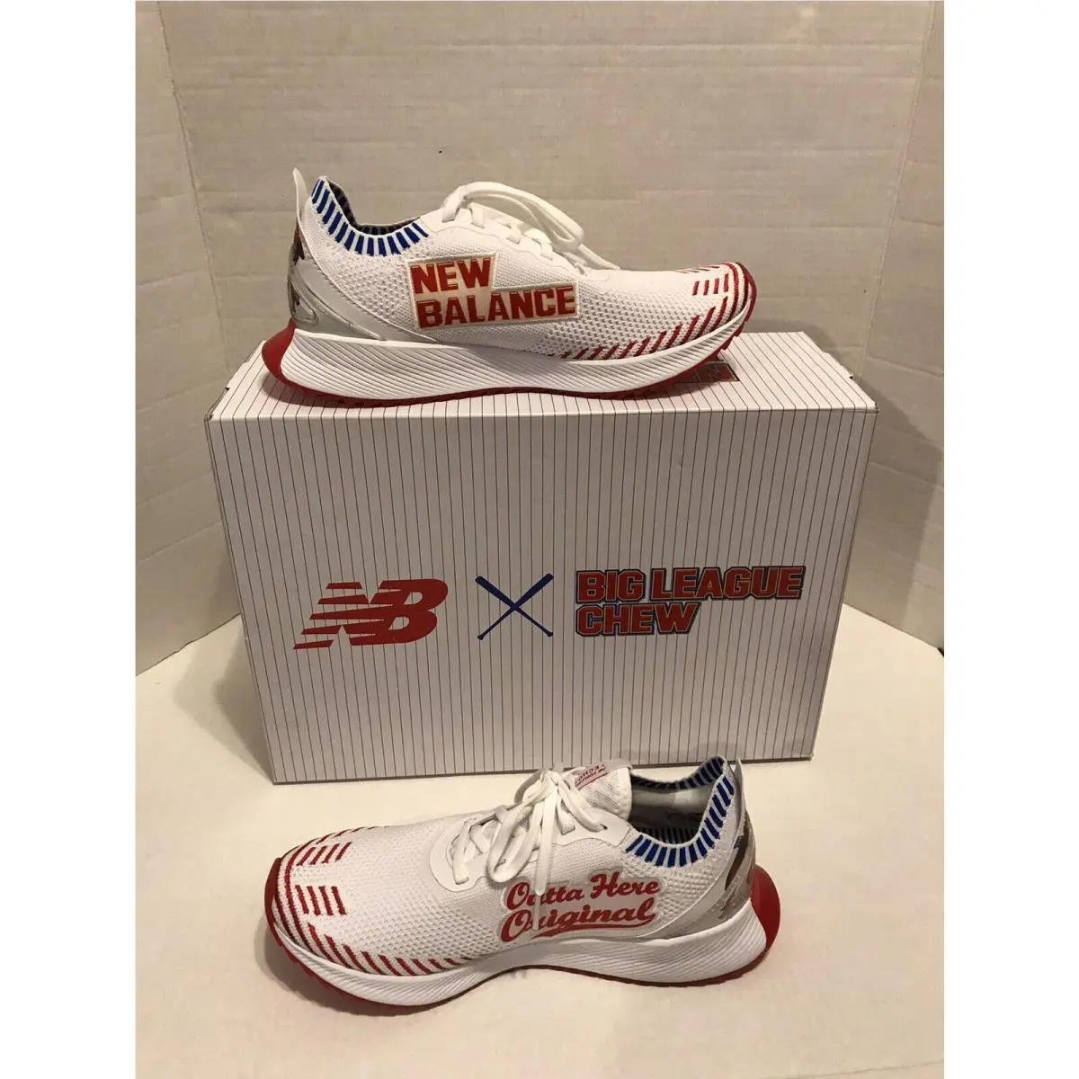 New Balance shoes - Big League Chew Fuelcell Echo - WFCECBC - White/Red/Blue (UPC: 194389012423) 2