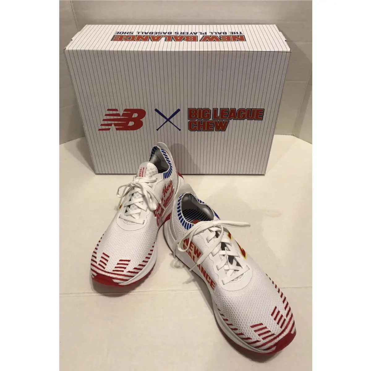 New Balance shoes - Big League Chew Fuelcell Echo - WFCECBC - White/Red/Blue (UPC: 194389012423) 1