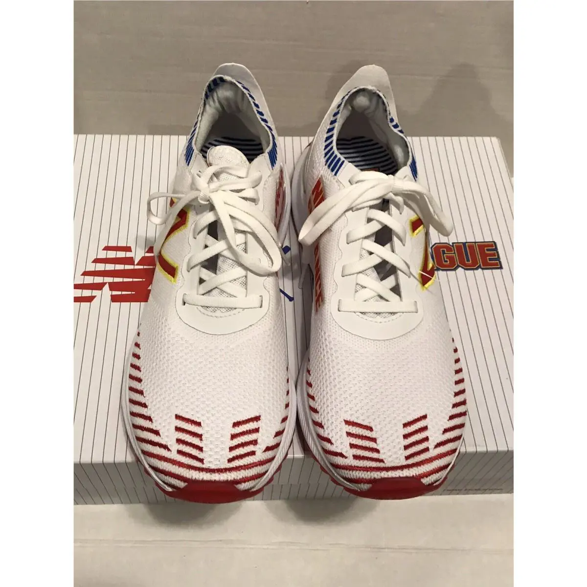 New Balance shoes - Big League Chew Fuelcell Echo - WFCECBC - White/Red/Blue (UPC: 194389012423) 6