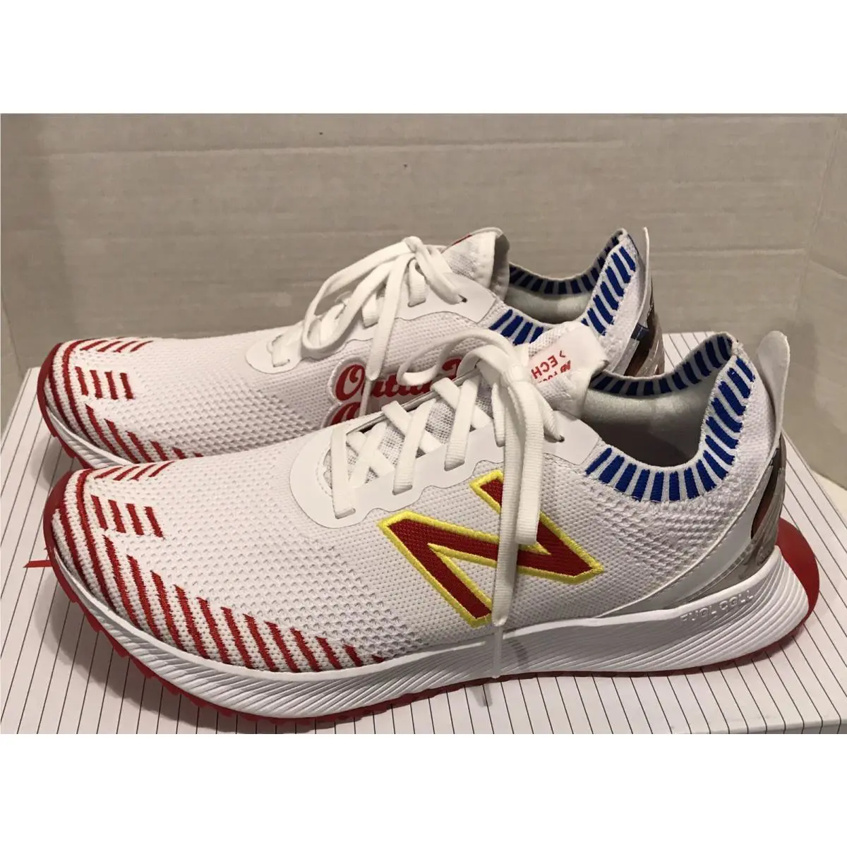 New Balance shoes - Big League Chew Fuelcell Echo - WFCECBC - White/Red/Blue (UPC: 194389012423) 7