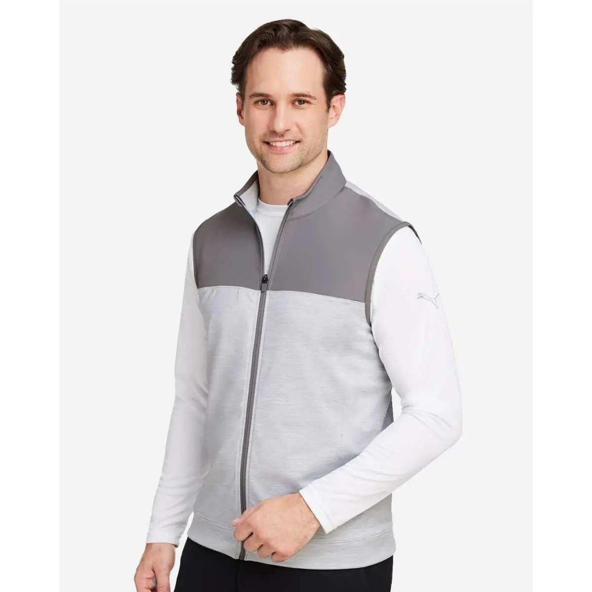 Puma clothing - 537465 Puma Golf - Golf - Black/ Quiet Shade Heather 1