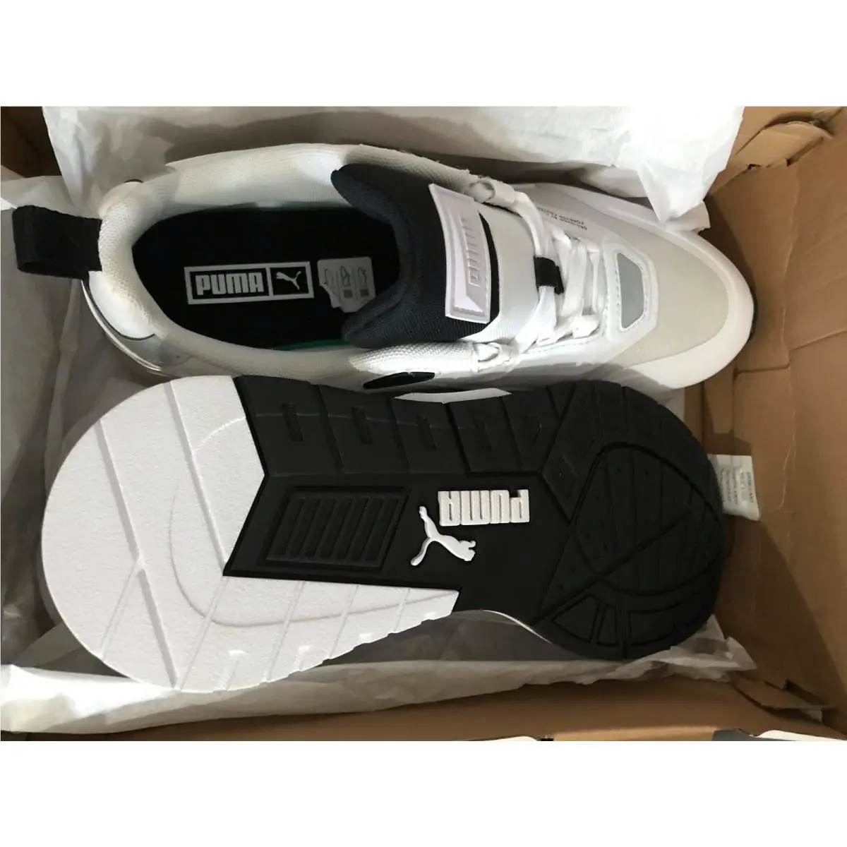 Puma shoes - PUMA Mirage Tech Core - Mirage Tech Core - 381119-01 - White-Gray Violet Silver 9