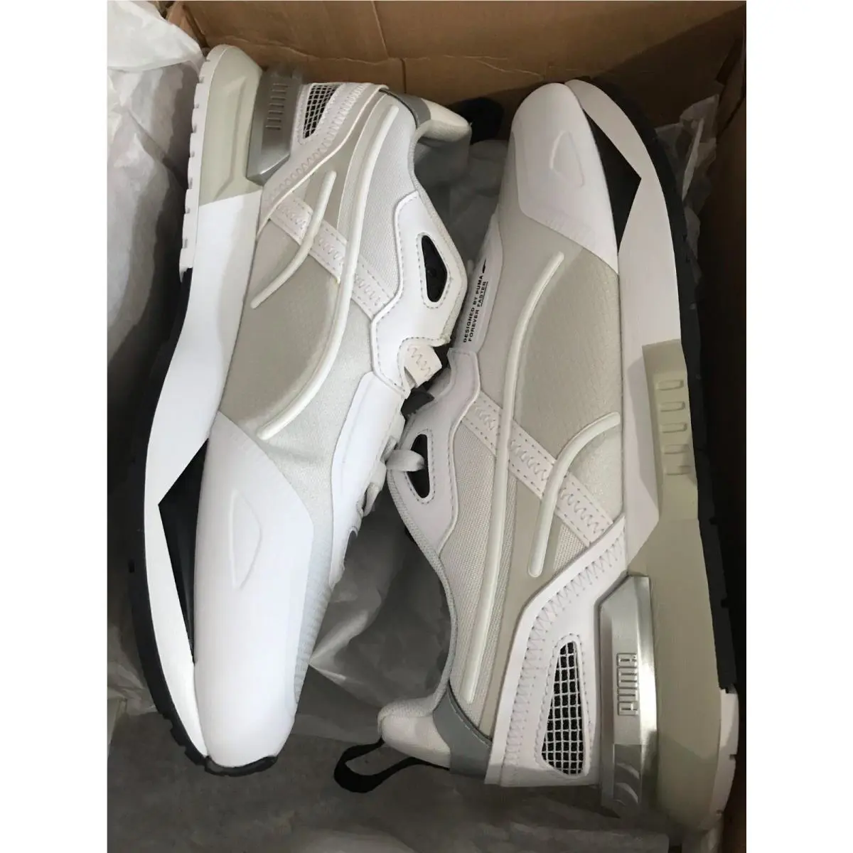 Puma shoes - PUMA Mirage Tech Core - Mirage Tech Core - 381119-01 - White-Gray Violet Silver 6