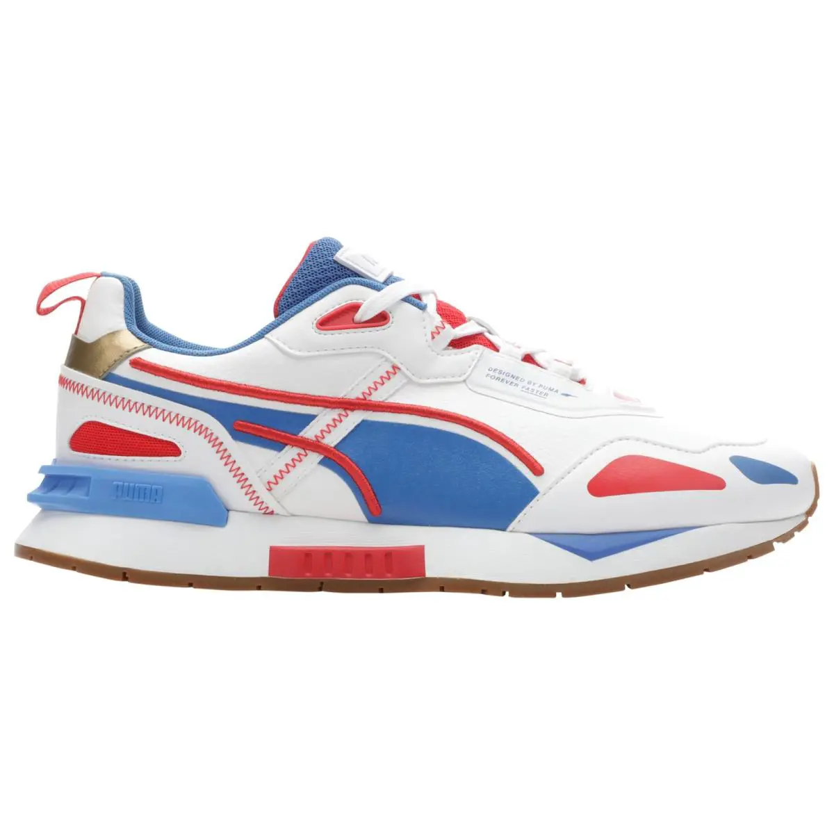 Puma shoes - Puma White-Strong Blue-High Risk Red 4