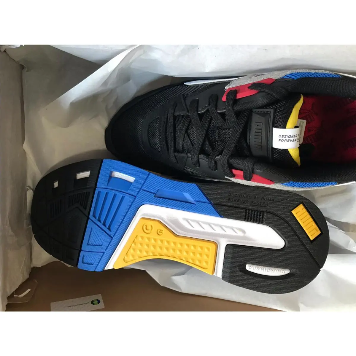 Puma shoes - PUMA MIRAGE SPORT REMIX - MIRAGE SPORT REMIX - 381051-01 - Black/White 10