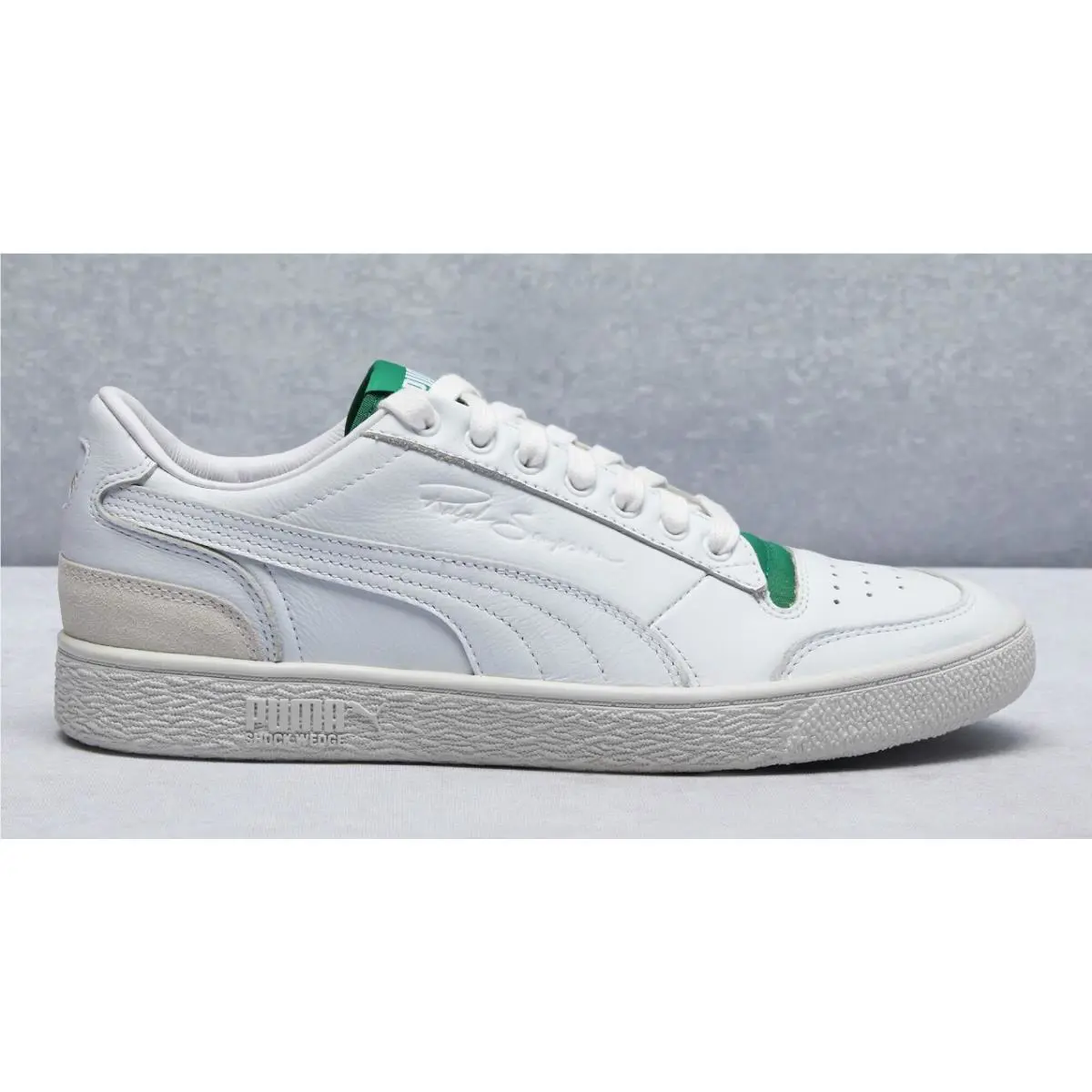 Puma shoes - PUMA Ralph Sampson Low - Ralph Sampson Low - 374872-01 - White/Amazon Green/Vaporus Grey 0