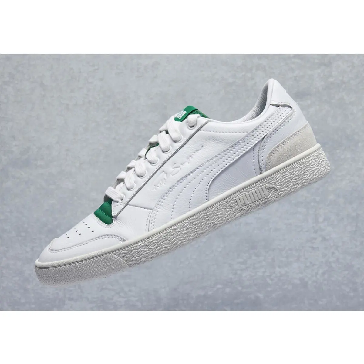Puma shoes - PUMA Ralph Sampson Low - Ralph Sampson Low - 374872-01 - White/Amazon Green/Vaporus Grey 4