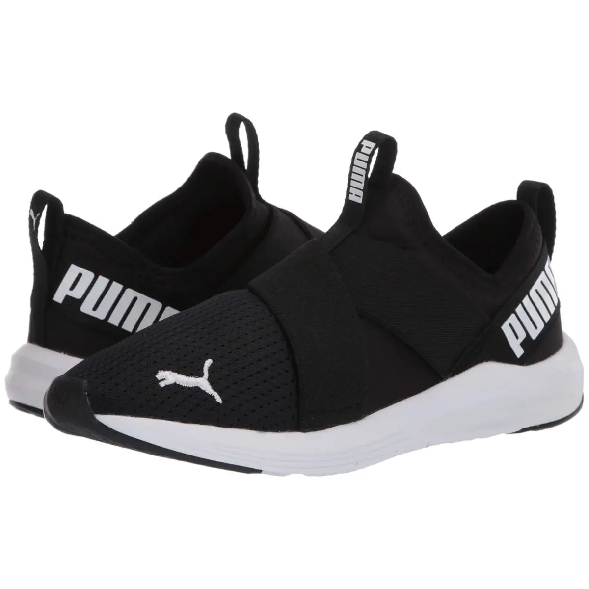 Woman`s Sneakers Athletic Shoes Puma Prowl Slip-on - Puma Black/Puma White