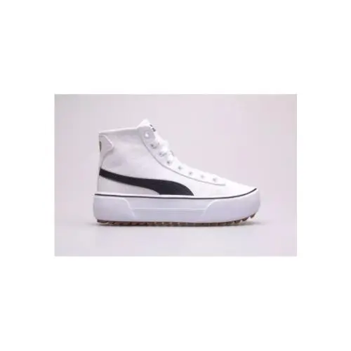 Puma shoes - PUMA Mid - Mid - White, Black, Gold 9