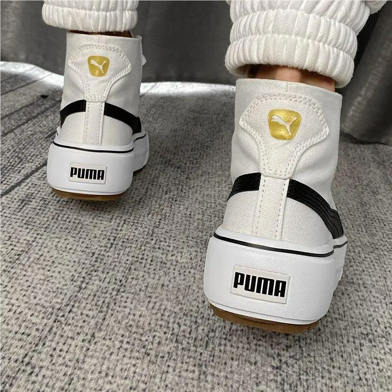 Puma shoes - PUMA Mid - Mid - White, Black, Gold 14