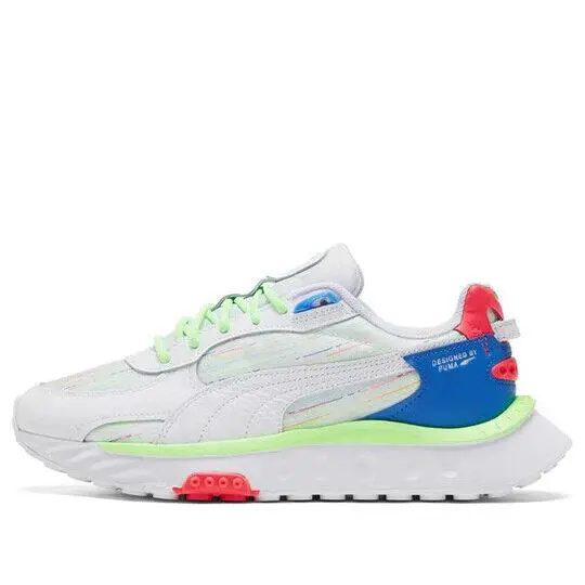 Puma shoes - WILD RIDER SPECTRA - WILD RIDER SPECTRA - 382874-01 - WHITE/BLUEMAZING 3