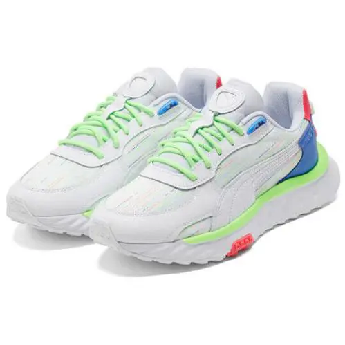 Puma shoes - WILD RIDER SPECTRA - WILD RIDER SPECTRA - 382874-01 - WHITE/BLUEMAZING 4