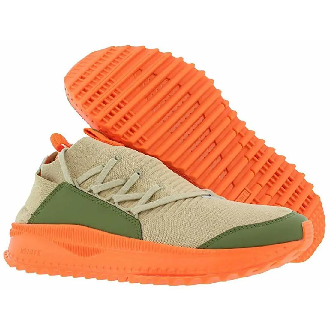 Puma shoes - Pebble/Olive/Scarlet Ibis 0