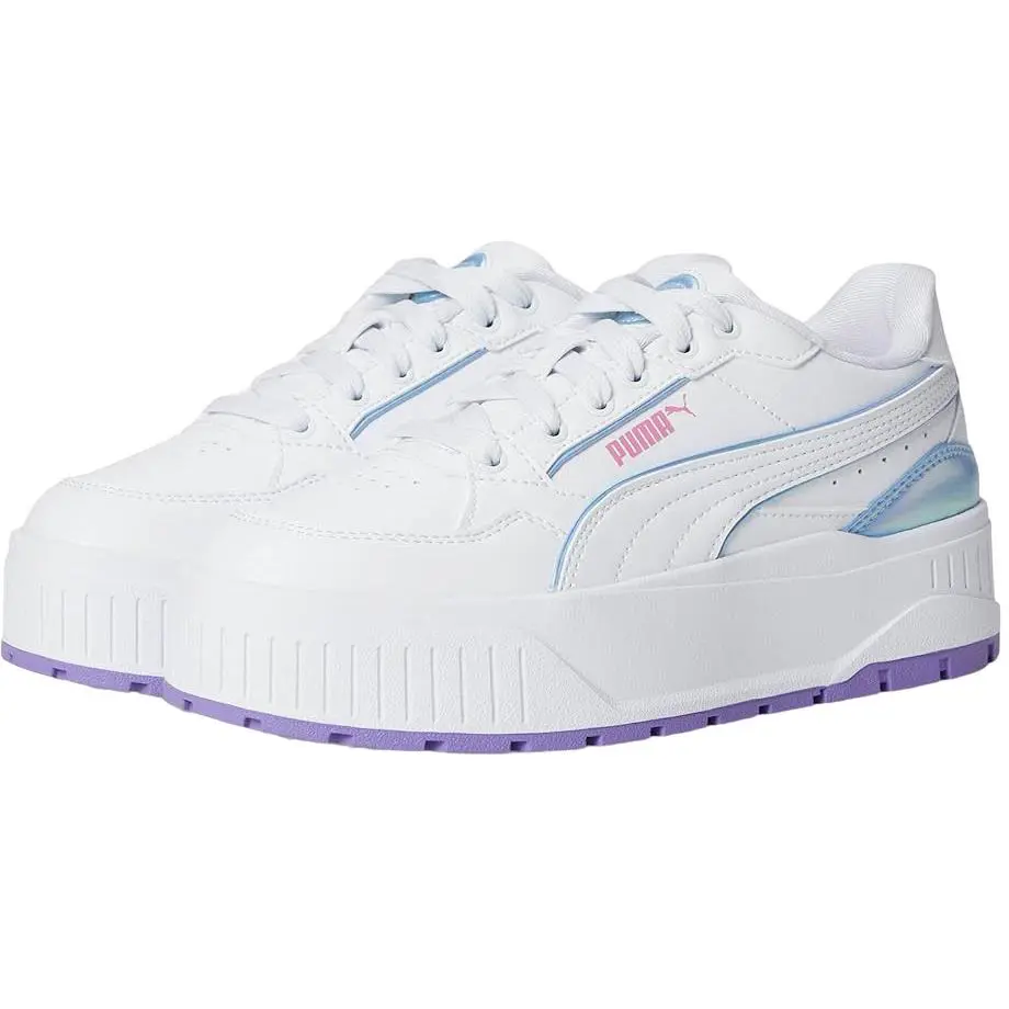 Puma Karmen II Idol Bouncy Sky Sneaker Big Kid - White / Lavender 399760 01J - White