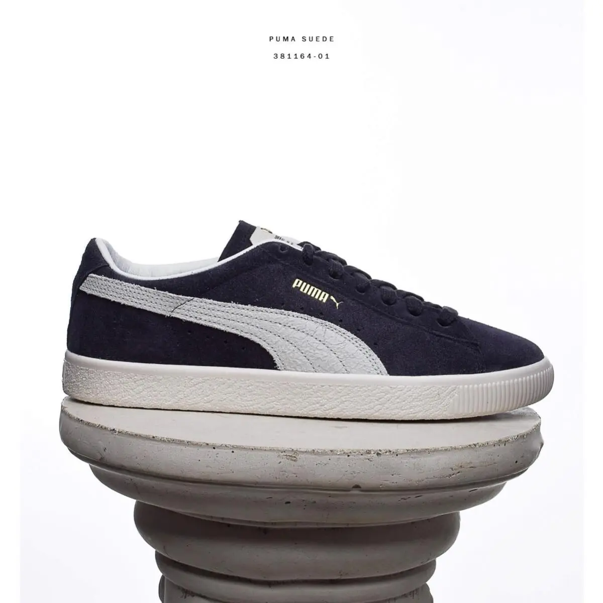 Puma shoes - Puma Suede Vintage - Suede Vintage - 381164-01 - New Navy/White/Eggnog 4