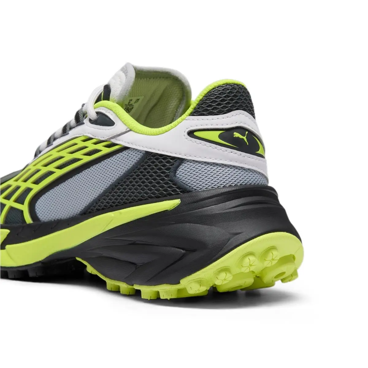 Puma shoes - Feather Gray-Electric Lime-Puma Black 6