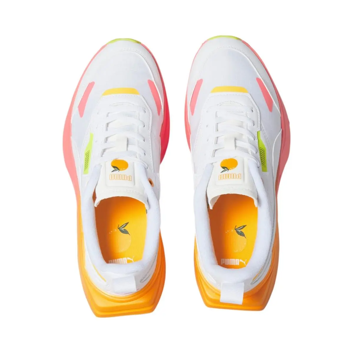 Puma shoes - White/Lime Squeeze 3