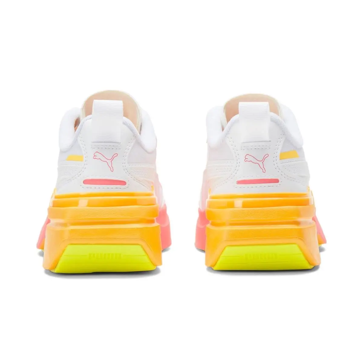 Puma shoes - White/Lime Squeeze 4