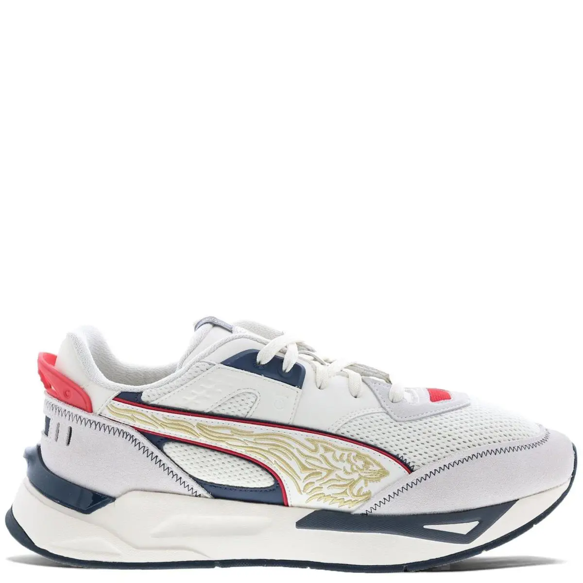 386941-01 Mens Puma Mirage Sport Year OF Tiger - Pristine-Parisian Night-High Risk Red