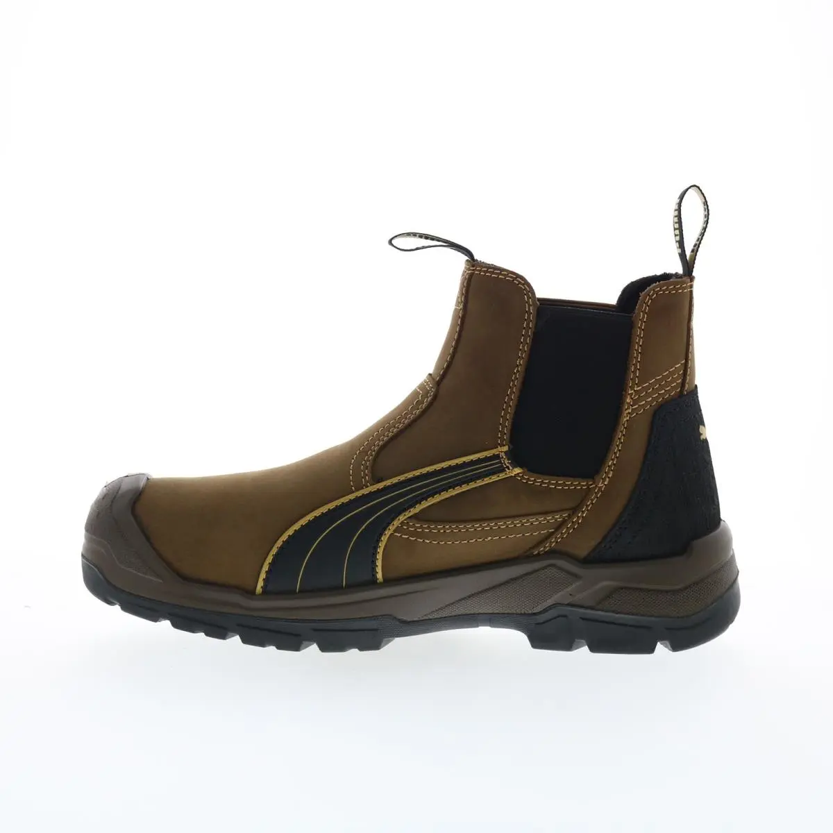 Puma shoes - Puma Safety Tanami Double Gore Electrical Hazard Soft Toe Mid - 630935 - Brown 11
