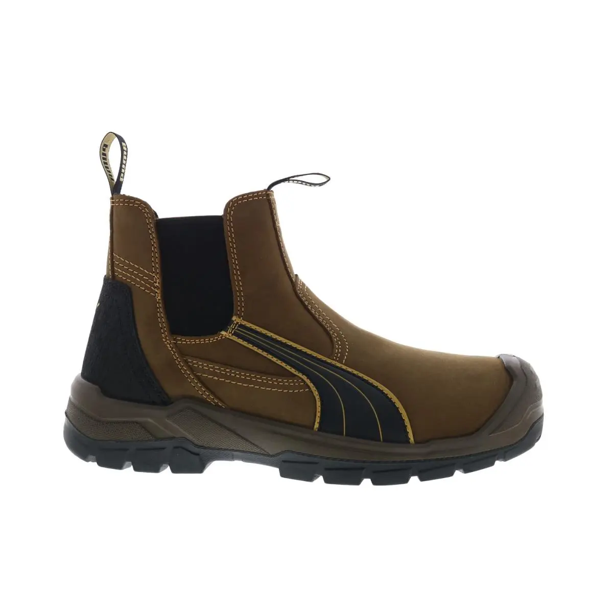 Puma shoes - Puma Safety Tanami Double Gore Electrical Hazard Soft Toe Mid - 630935 - Brown 7